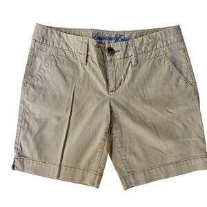 American Eagle Shorts Womens Sz 8 Y2K Preppy Chino Khaki Gorpcore Hiking Grunge